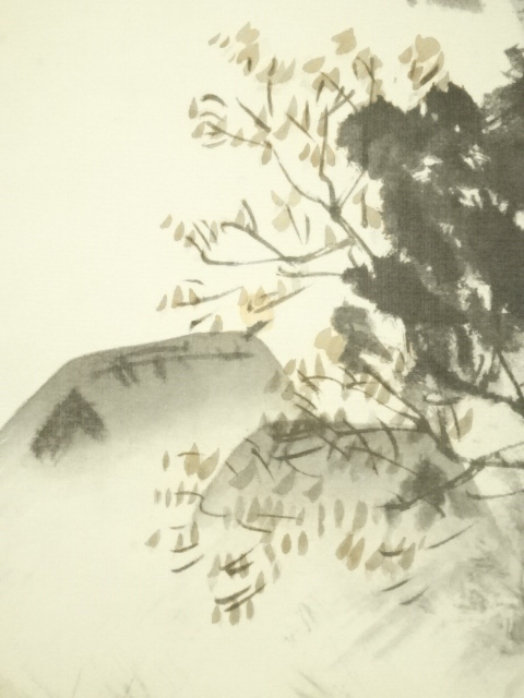 道具 ] - 道具 玉堂筆 秋江帰漁 肉筆絹本掛軸（保護箱） | ネット